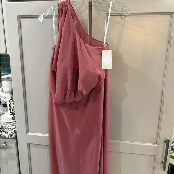 Birdy Grey One Shoulder Maxi Dress woman’s size XL - Picture 9 of 13